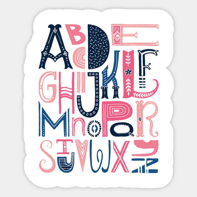 Alphabet Sticker by Favete